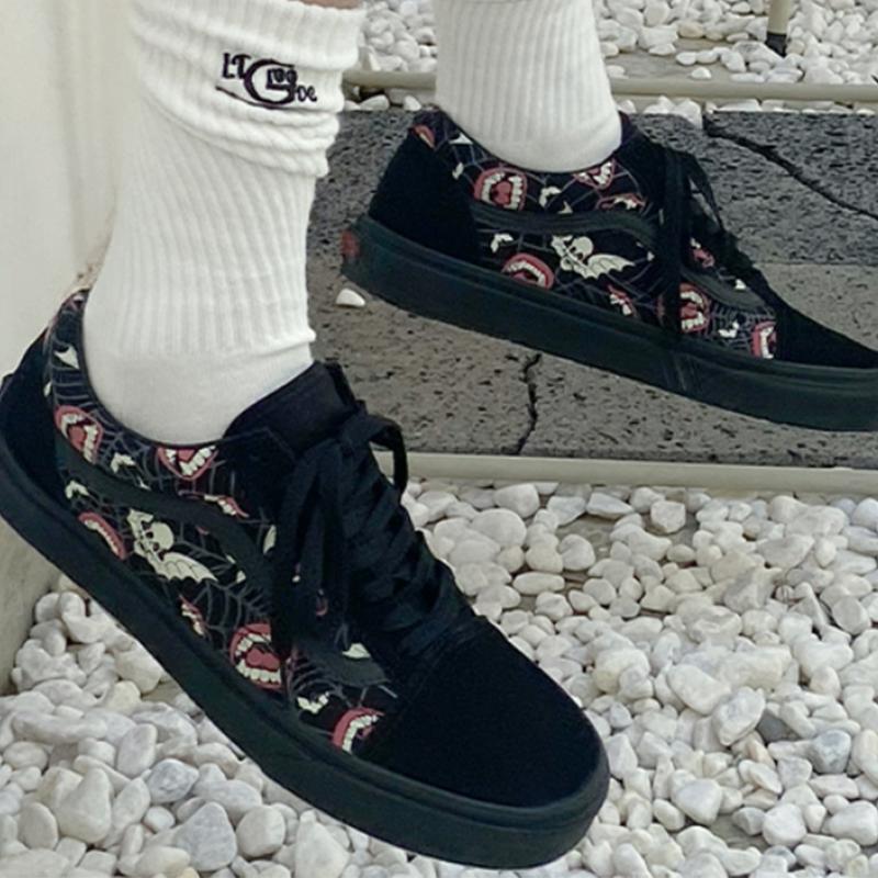 Vans Кроссовки унисекс Old Skool Glow Frights черные VN0A5KRF8MG
