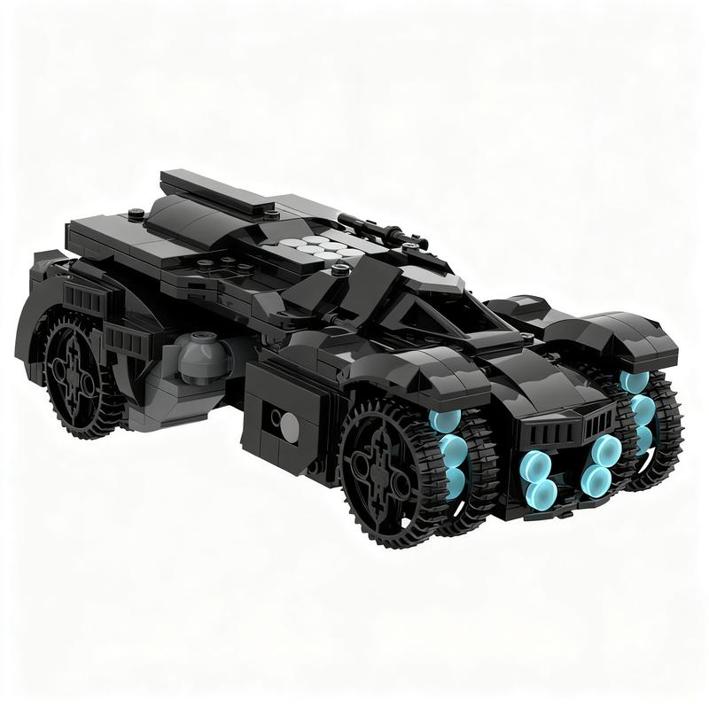 НОВЫЙ 624 детали MOC Герой Фильма Рыцарь Аркхэма Бэтмобиль Модель Технология DIY Сборка Строительные Блоки Дисплей Подарок на День Рождения Строительство