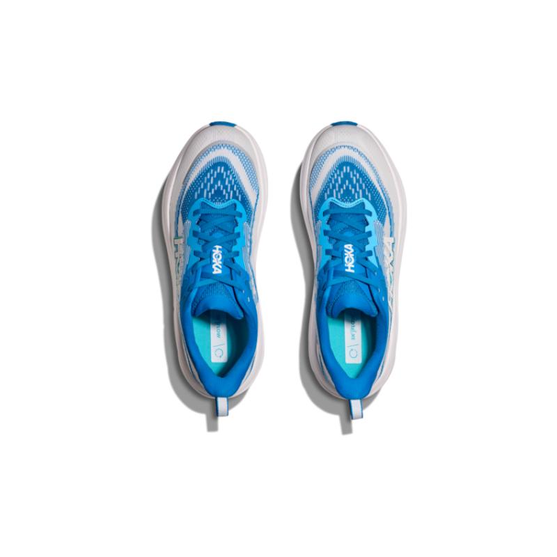 HOKA One One SKYFLOW Противоскользящие износостойкие низкие повседневные кроссовки для бега Мужские сине-белые кроссовки 1155111-HLF