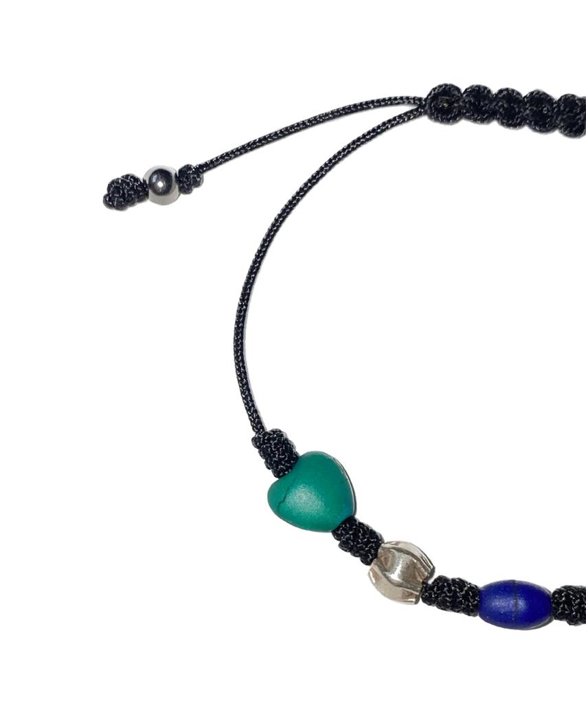 Браслет с черным камнем Runds Black Black