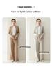Women's Winter 2026 Double Zipper Slimming Cashmere Cardigan - Half-High Collar Ribbed Gentle Style Outerwear