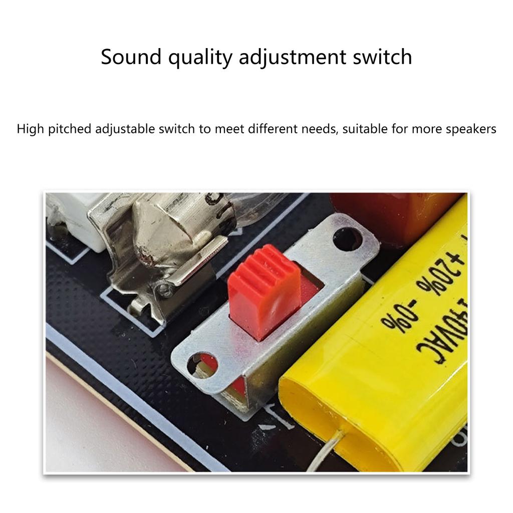 150W Hifi Filter Circuit Board Stage Stereo Speaker Crossover for Tweeter Filters Treble Frequency Dividers 2200Hz