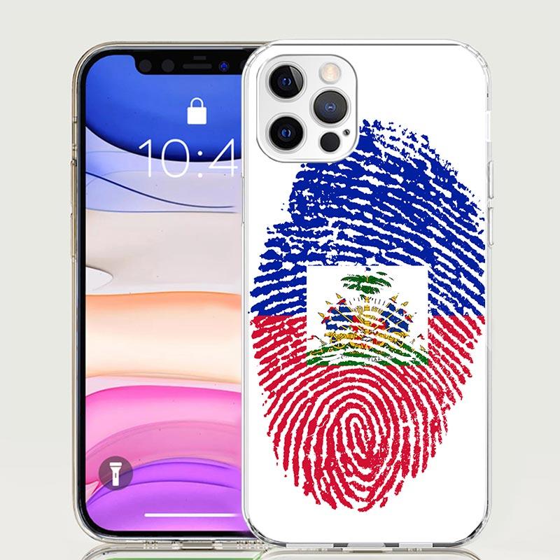 Гаити Гаитянский Флаг Чехол для Телефона Для iPhone 17 Air 16 15 Plus 11 14 Pro Max 13 Mini 12 7 8 + SE Узорное Искусство Индивидуальная Крышка 17 Air