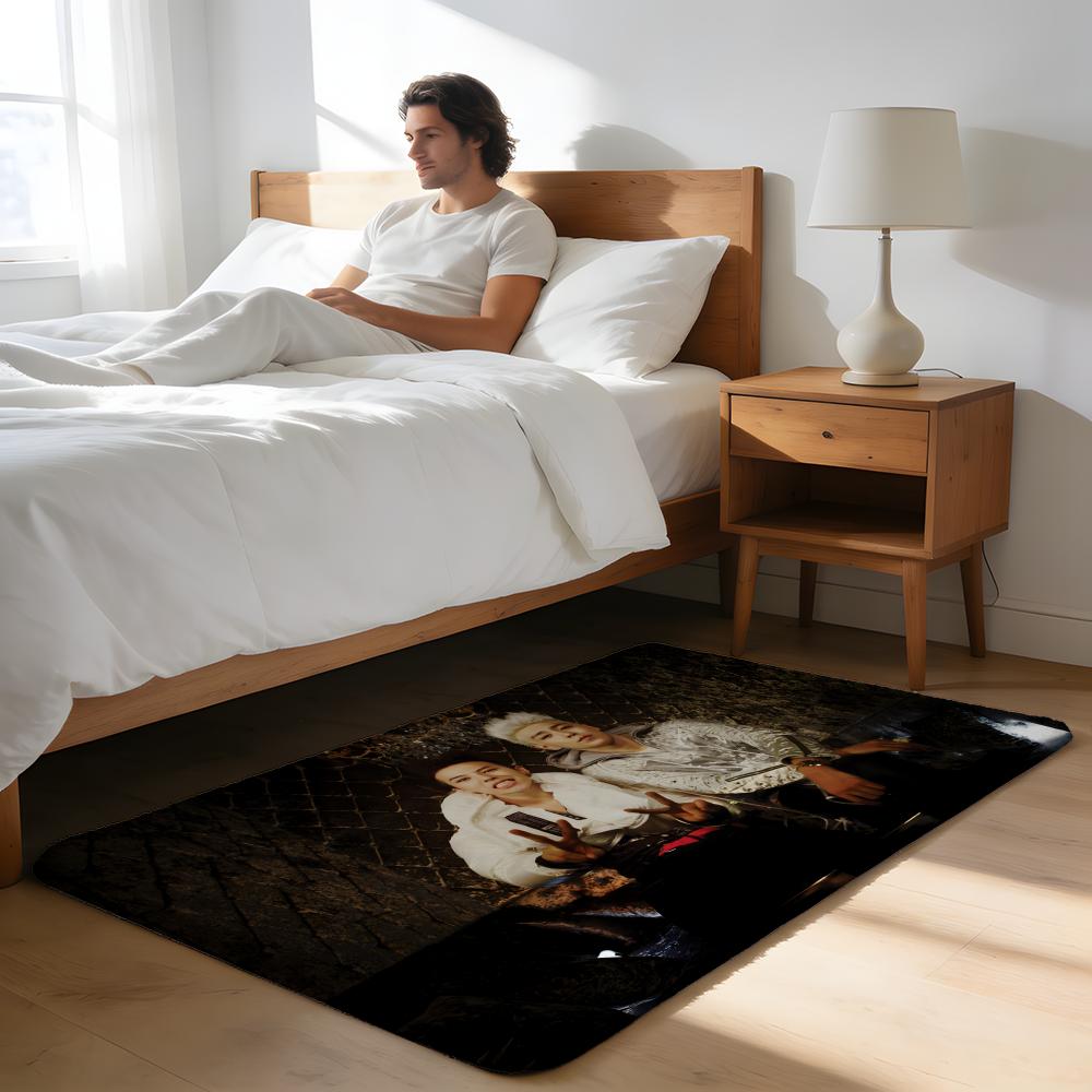Floor Mat Soft Flannel Rug Non-Slip Absorbent Mat for Bathroom Bedroom Home Decor Kpop Top Hot Singer G-GD