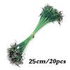 20PCS Antibite Steel Fishing Line Wire Lead Fishing Accessories Lead Core Traction Rope Fishing Line
