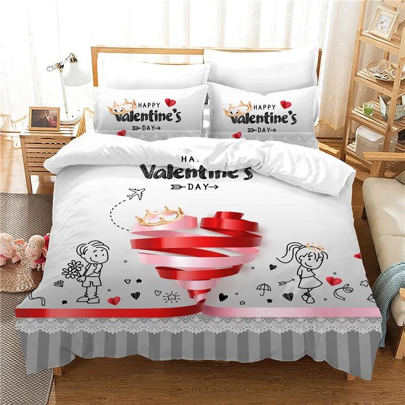 New Bedding Set Print Modern Simple Series Home Textile Bedclothes Microfiber Fabric Beddings Cute Single 140x210cm BedCover