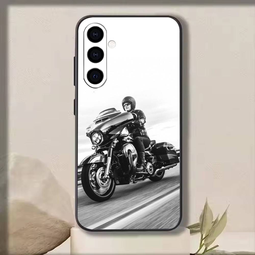 Street Glide Phone Case For Samsung Galaxy A73,A72,A71,A70,A53,A52,A51,Others Soft Black Cover