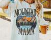 Mountain Mama T-shirt, Vintage Inspired Cotton T-shirt, Unisex Tee, Comfort Colors T-shirt