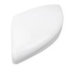 Side Mirror Cover Exterior Rearview Mirror Cover Cap Unpainted White Wing Mirror Housing for Sentra 2012 to 2019 Left