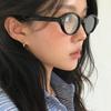 Очки в черной оправе Обычный артефакт Темперамент Ботаник Маленькая оправа Маленькая высота лица Черная оправа Женская близорукость Можно подобрать