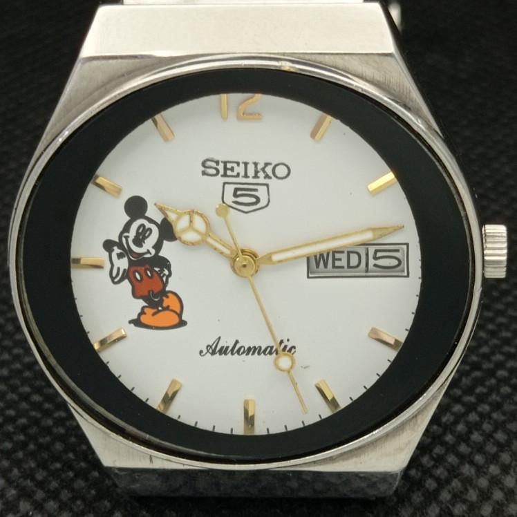 Б/у винтажные мужские часы SEIKO с рисунком на циферблате с автоподзаводом 6309A из Японии 606-a314470-2