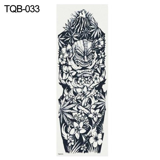 Временная поддельная татуировка на всю руку для мужчин и женщин, наклейка для боди-арта, наклейка для переноса воды