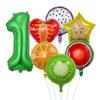 32-Inch Digital Summer Fruit Party Watermelon Strawberry Balloon Set Children'S Birthday Decorations