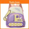 Backpack Cartoon Childrens With Excavator Design And Letter Print For Use Daily