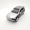 1:24 Черно-серебристая литая модель автомобиля Mercedes-Benz Maybach SUV
