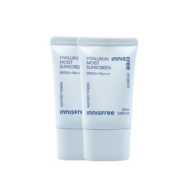 1+1 Innisfree Солнцезащитный крем с гиалуроновой кислотой для увлажнения 50 мл (18283023)