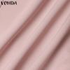 VONDA Летние женские короткие платья с круглым вырезом без рукавов