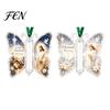 Thoughtful Gift for All Occasions 2Pcs Acrylic Butterfly Money Holder Hanging Ornaments, Decorative Cash Pendant Christmas Unique Birthday Present