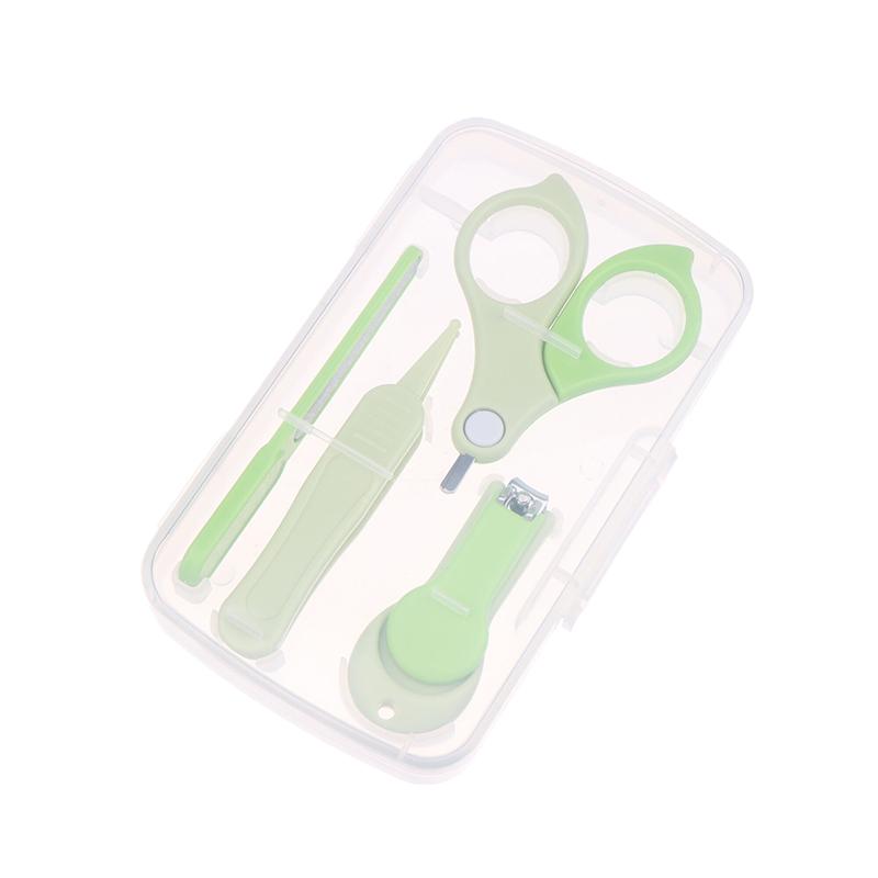 Безопасный детский набор щипчиков для ногтей, триммер для ногтей, кусачки, пинцеты, инструменты для ухода за ногтями и ушами малышей