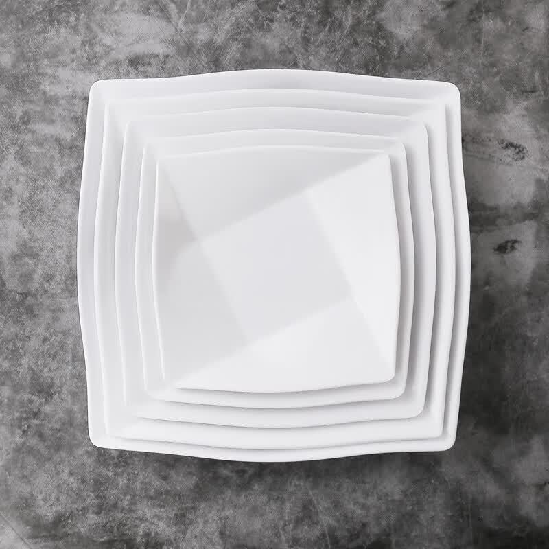 Commercial Melamine Square Dinner Plate