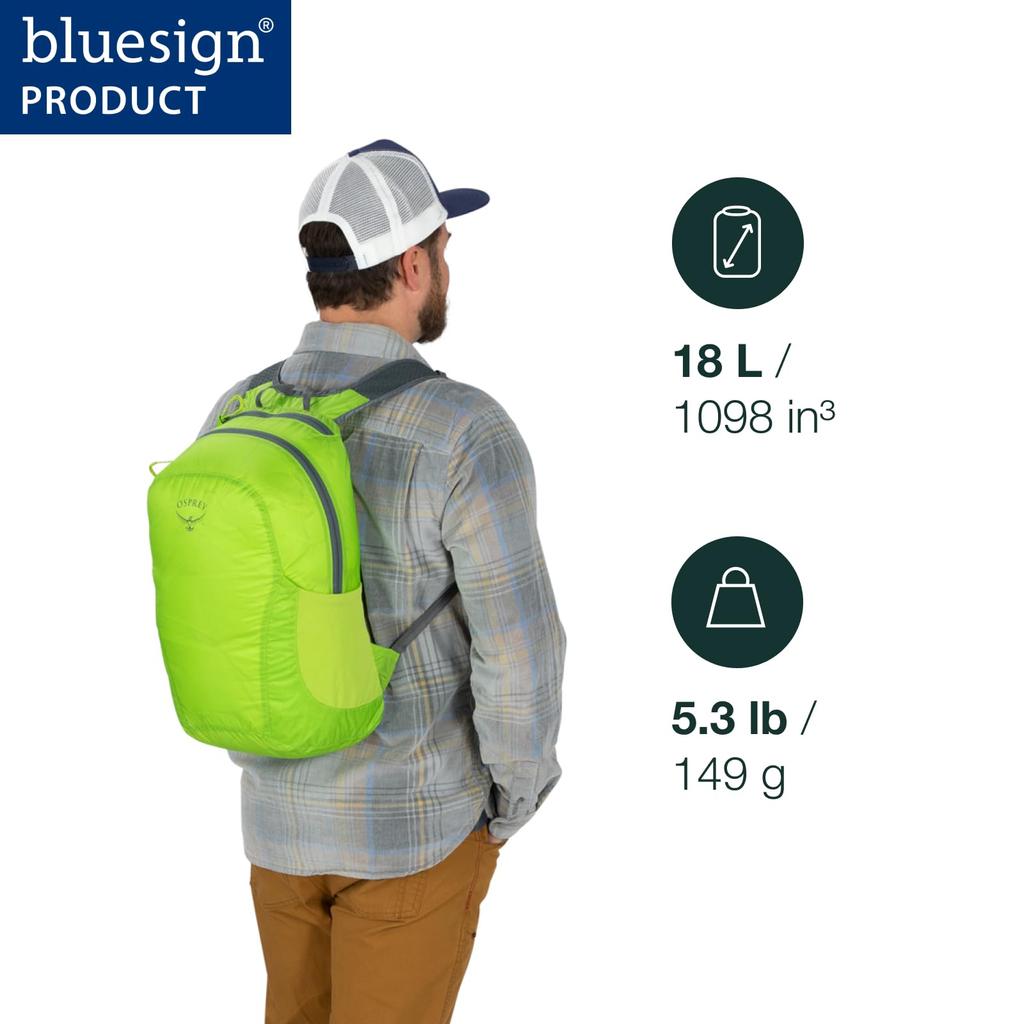 Osprey Сверхлегкий рюкзак Stuff Tundra Green,