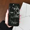 Уникальный чехол для телефона с рисунком черепа подходит для iPhone 17 16 15 14 13 12 11 Pro/Max/Plus, противоударный и защищающий от падений