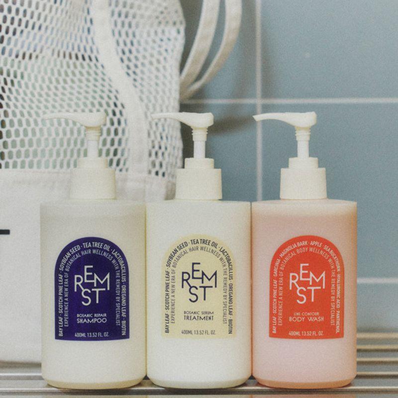 Double set of 3 shampoo, treatment, and body wash