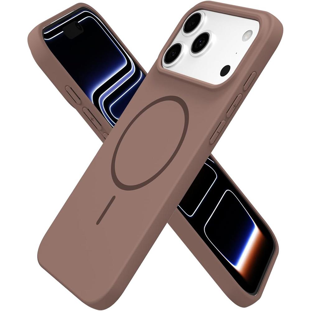 Silicone Case For For Iphone 17 Pro Max Air 16 Plus 1 14 13 12 11 17Pro Mag Safe Magnetic Slim Thin Phone Cover Accessories
