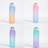 750ml Gradient Drinking Bottle Large Capacity Leak-proof Ins Style Travel Straw Jug Daily Use