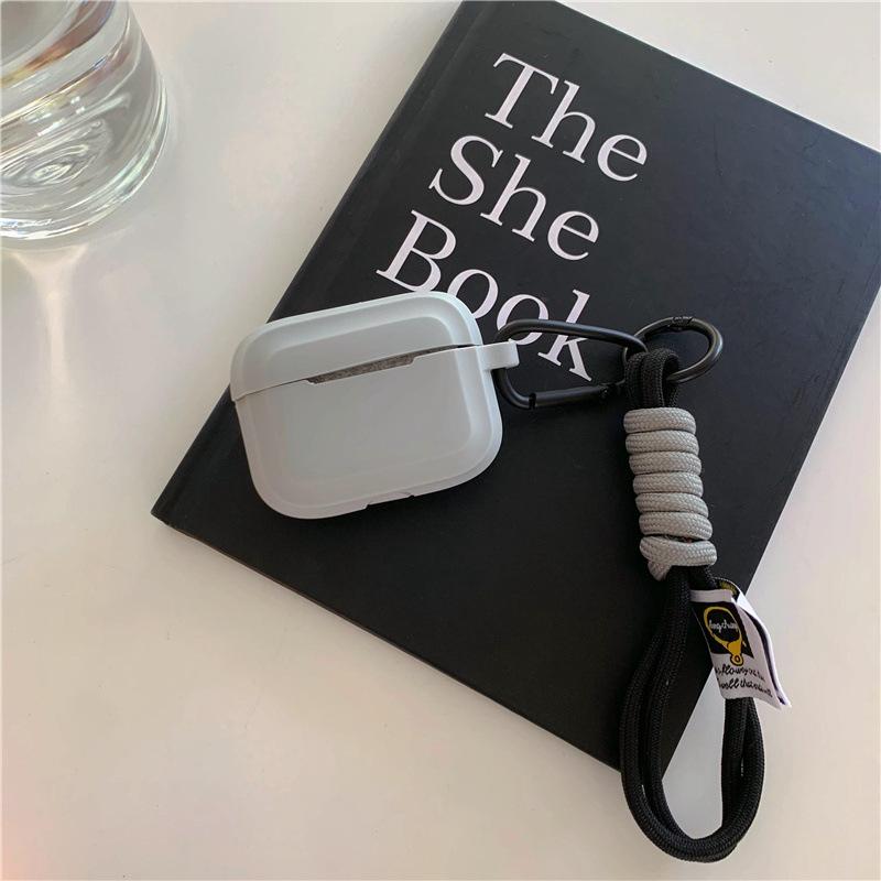 ins solid color simple wind suitable for AirPods 1 generation protective case second generation 1 generation pro1 apple bluetooth headset case female