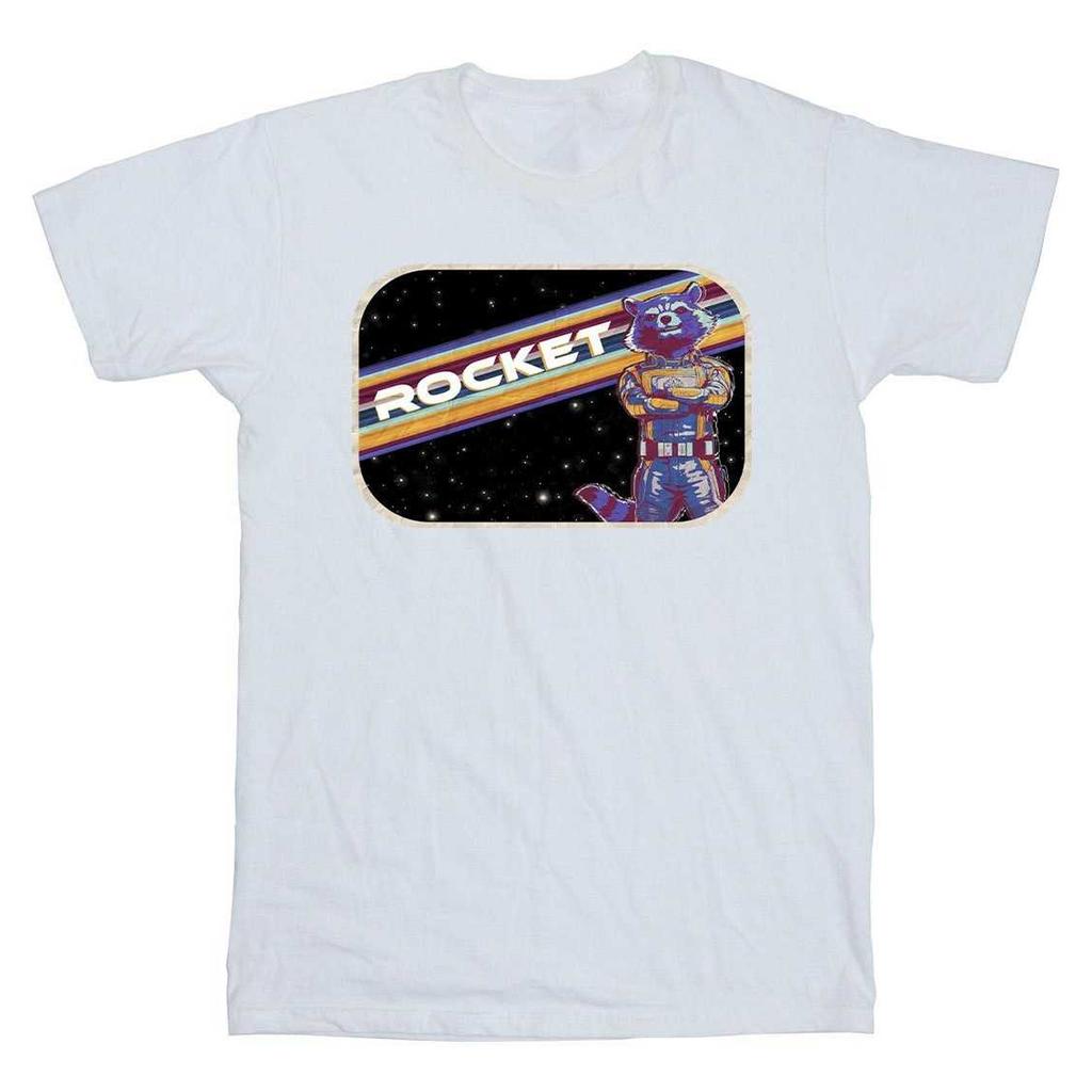 Guardians Of The Galaxy Volume 3 Mens Rocket Raccoon Pose Cotton T-Shirt