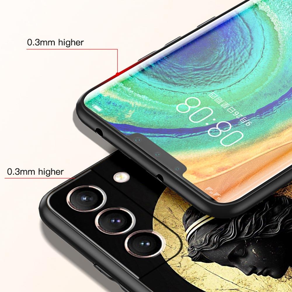 Fashion Ancient Greek Statues Phone Case Cover for Samsung Galaxy S26 S25 S24 S23 S22 S20 S21 FE Ultra S25 Edge Plus 5G Soft TPU
