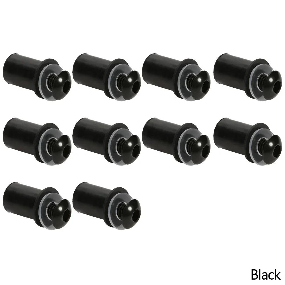 10 шт. 5 мм M5*16 винты для ветрового стекла мотоцикла болты для ветрового стекла комплект креплений обтекателя для Honda CBR 600 F4i CBR1000RR CB400 VFR800