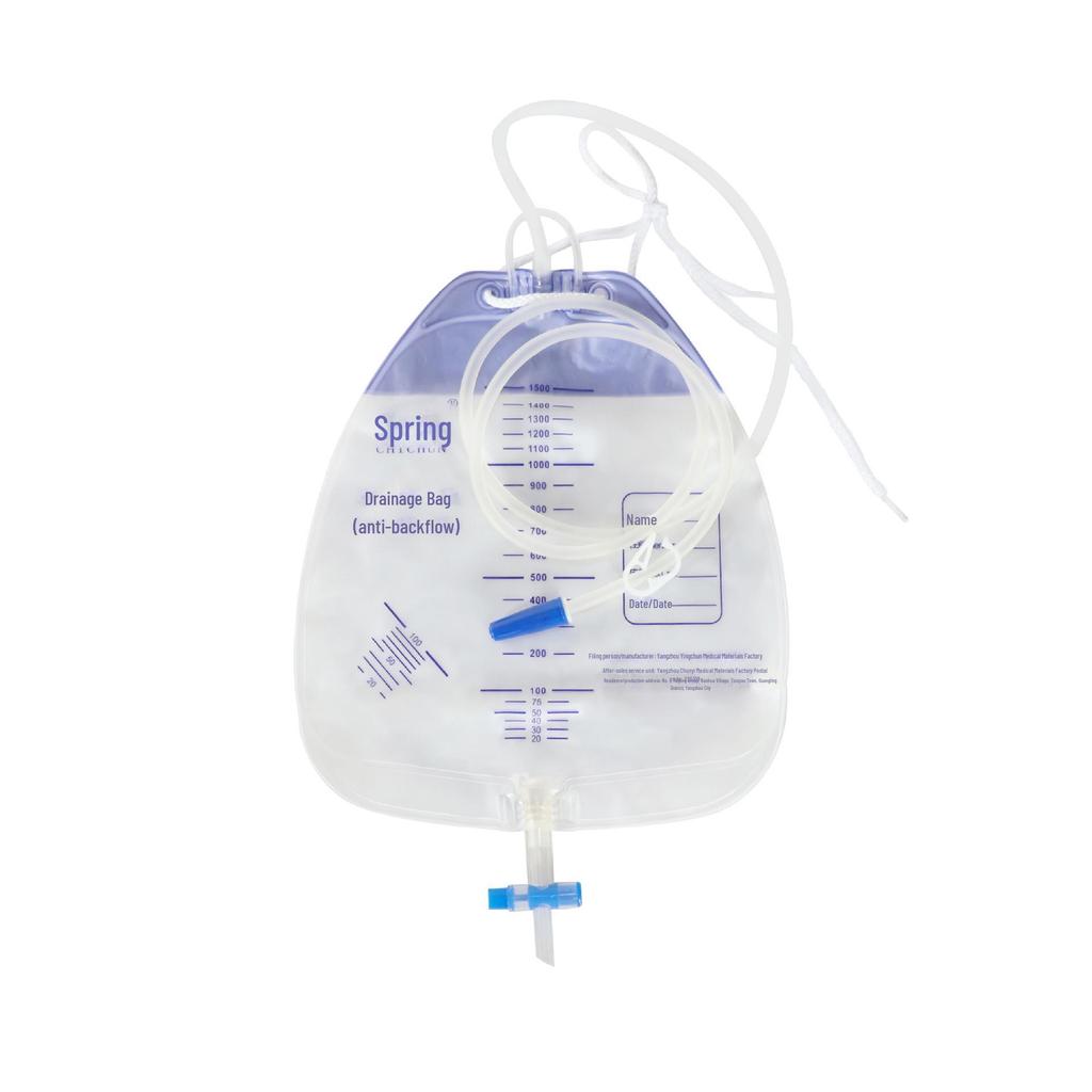 1500 мл медицинский одноразовый мешок для отвода мочи с противообратным потоком для использования катетера