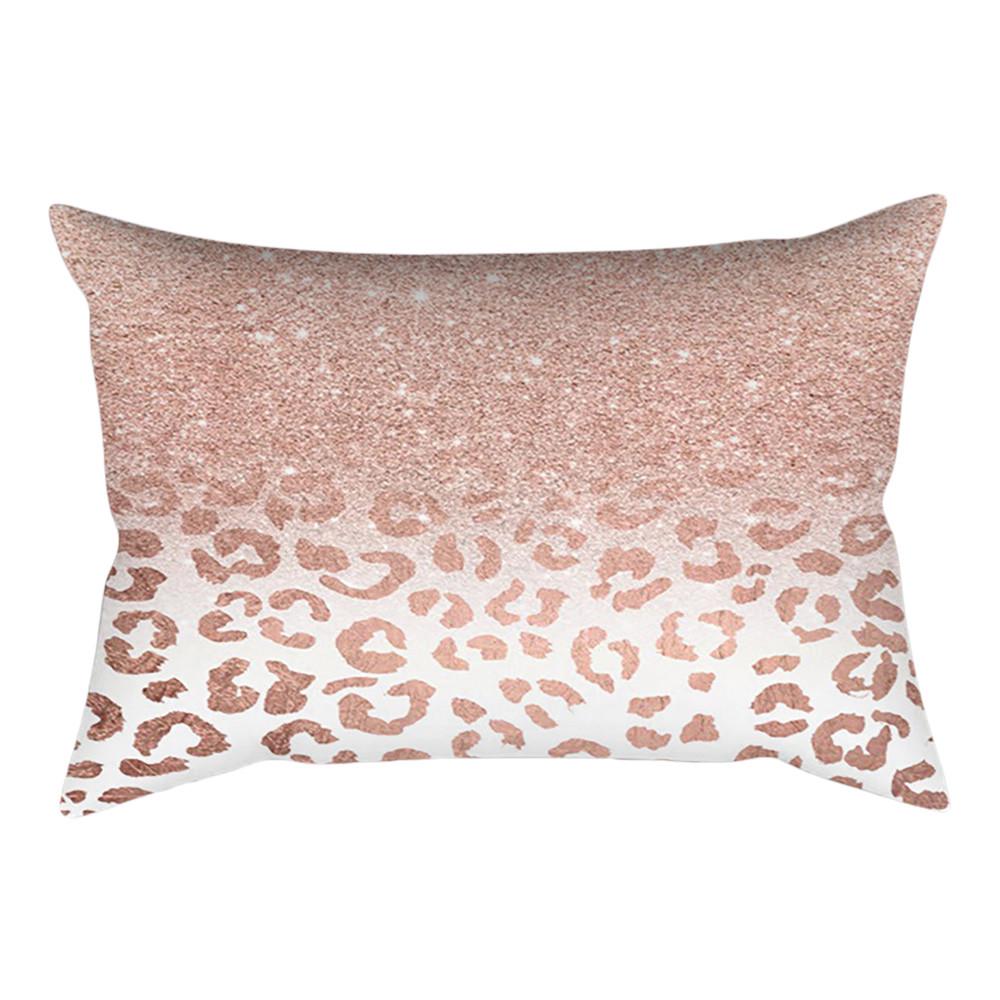 Rose Gold Cushion Cover Square Pillowcase Home Decoration(30cm 50cm)