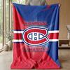 Фланелевое флисовое одеяло Montreal Canadiens Уютное теплое плед для дивана кровати путешествий Всесезонное использование
