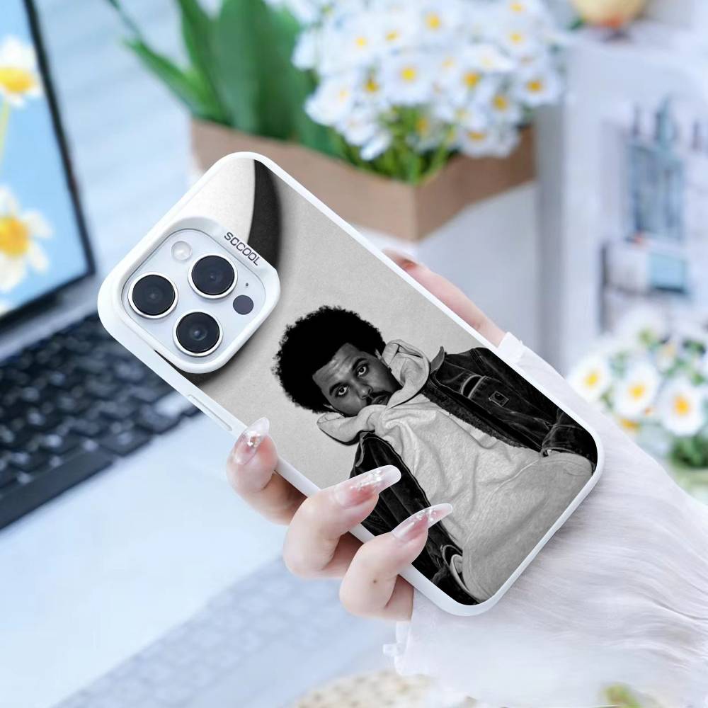 Чехол для телефона The Weeknd для iPhone 16,15,14,13,12,17, Pro, MAX белый Матовый Ударопрочный Чехол