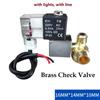 Solenoid Valve 1PCS 2 Way Normally Closed Air Brass