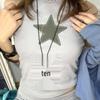 Темное ретро готическое деревянное ожерелье с крестом - панк-стиль Y2K для женщин