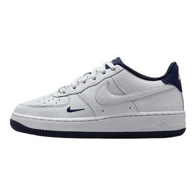 Air Force 1 Low LV8 Белый Обсидиан Мини Swoosh (GS) Детские кроссовки Photon-Dust HF0952-001