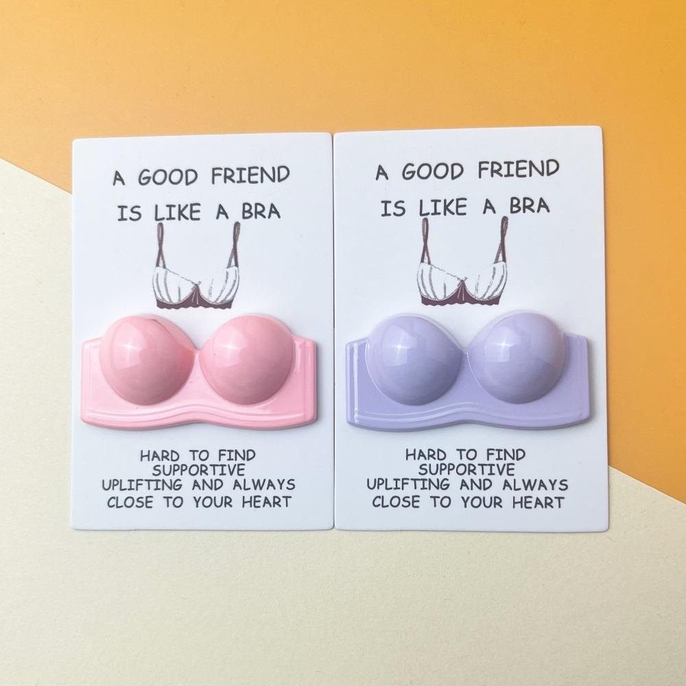 Мини-карман из смолы Hugs a Good Friend Is Like a Bra Упаковка украшена на Новый год, карнавал