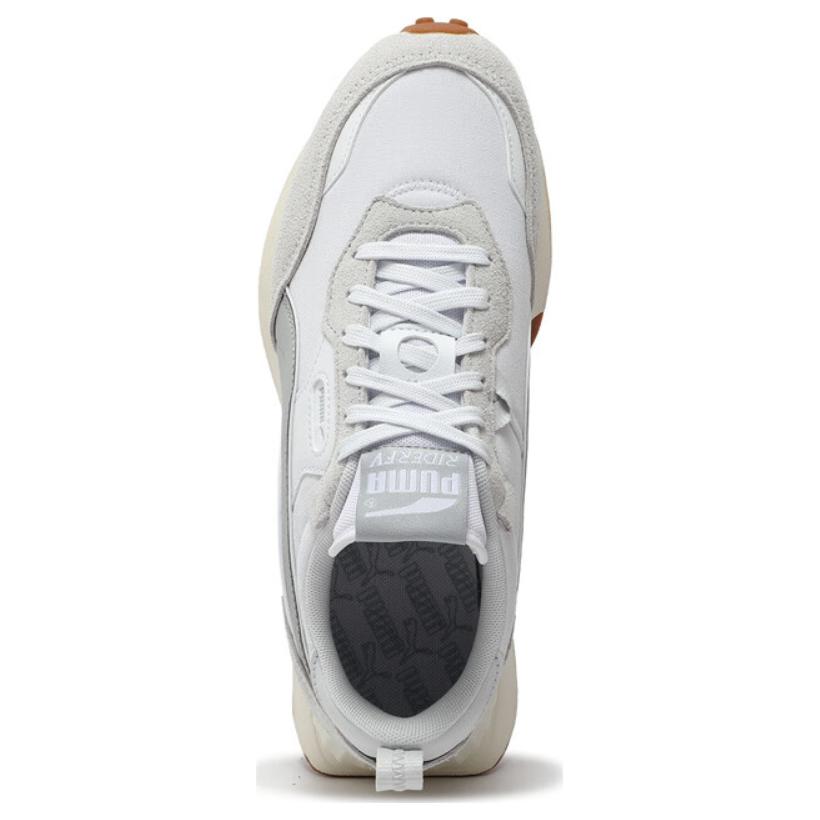 Puma Rider FV Comfortable Versatile Low-Top Lifestyle Casual Shoes Unisex Sneaker White Gray 391925-07