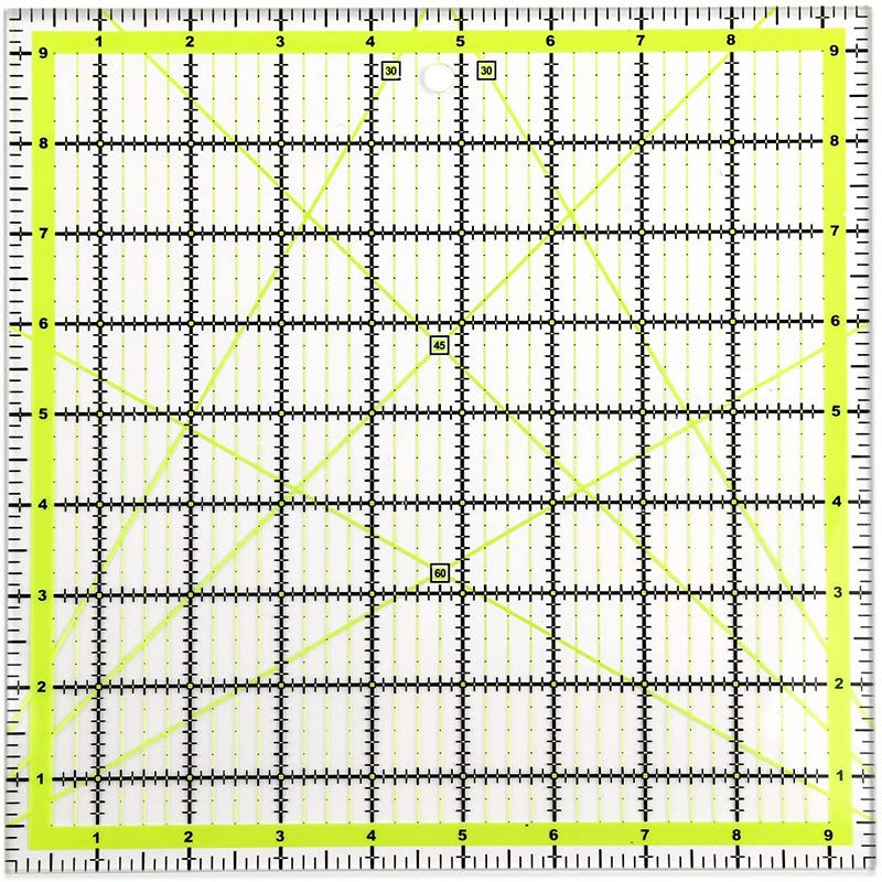 MIUSIE 1 шт./набор квадратная акриловая тканевая линейка для пэчворка, шитья, квилтинга, измерительная линейка, инструменты для резки, масштабирования, рисования