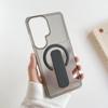 Тонкий прозрачный матовый чехол-бампер с держателем для карт и MagSafe для Samsung Galaxy S26 S25 S24 Plus Ultra