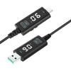 Зарядный кабель для ноутбука DC5.5mm USB/Type C Установка без инструментов Высокая скорость Передача данных Регулировка 5В 12В 20В