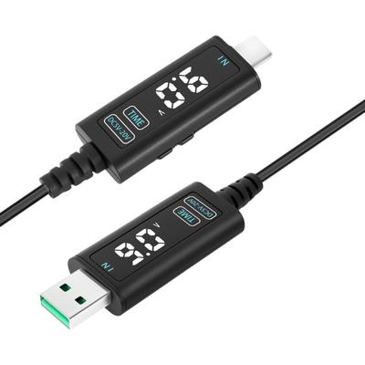 Зарядный кабель для ноутбука DC5.5mm USB/Type C Установка без инструментов Высокая скорость Передача данных Регулировка 5В 12В 20В
