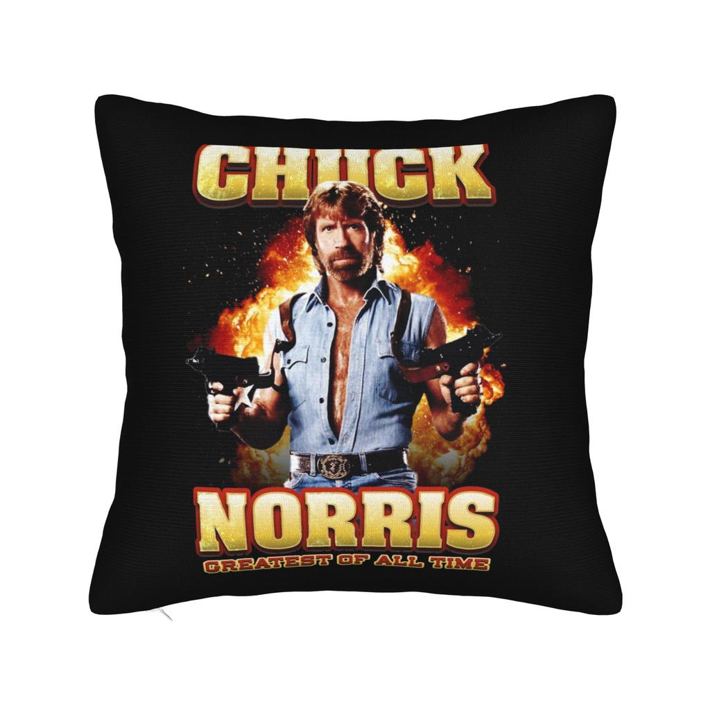 Remember Chuck Norris Throw Pillow Cover Polyester Decorative Pillow Creative Pillowcase