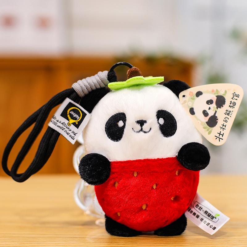 Плюшевая Панда Кукла Брелок для Рюкзака Брелок Подвеска