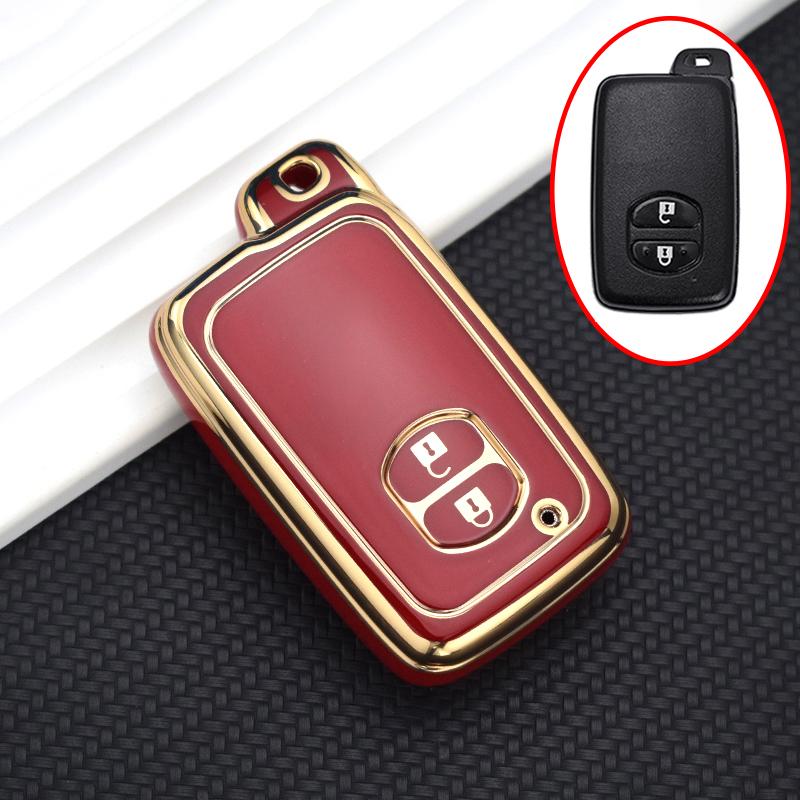 Чехол-брелок из ТПУ с 2/3/4 кнопками для автомобильного ключа Toyota Camry Prius Land Cruiser Prado 150 Crown Для Subaru Foreste Xv Набор брелков