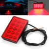 F1 Style 15 LED Rear 3rd Third Strobe Flashing Tail Brake Stop Light Universal Car Lights Signal Lamp Car Accessories